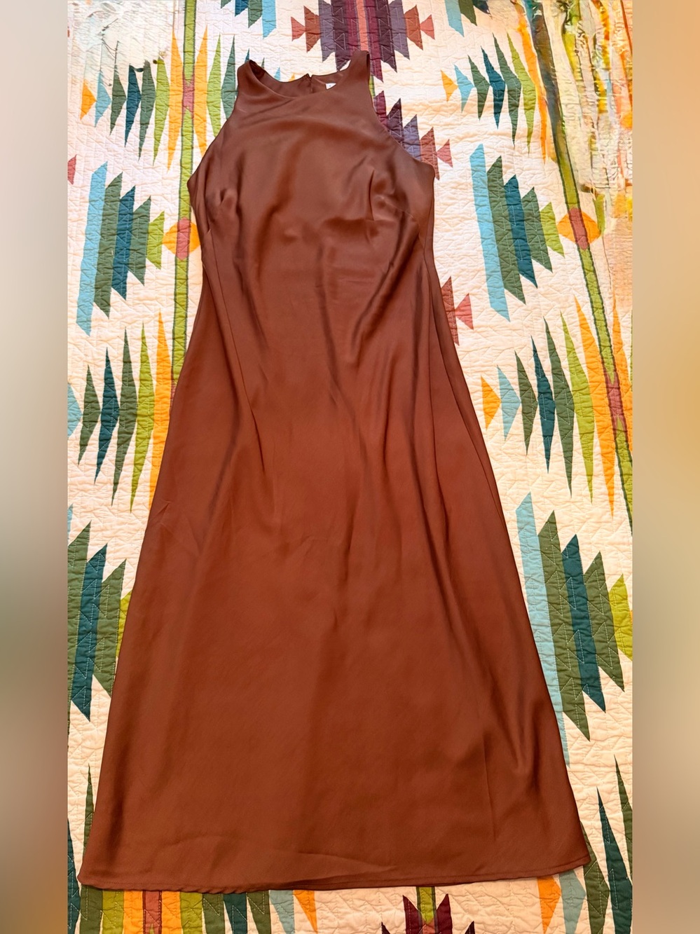 a new day Chocolate Brown Sleeveless Maxi Dress